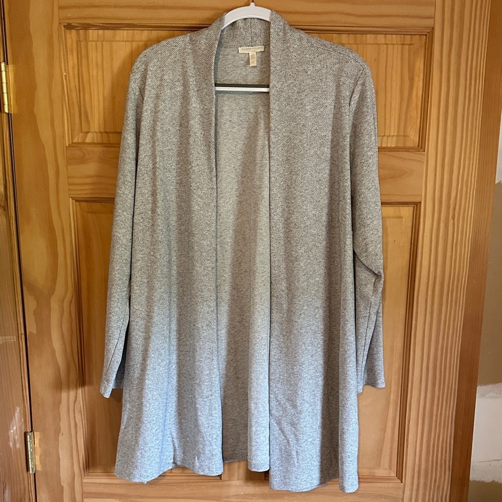 Eileen Fisher Light Gray Cardigan